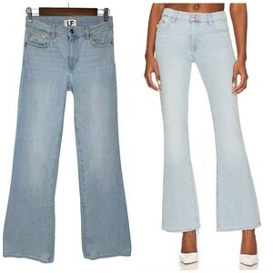 Lovers And Friends Jeans 25 Stretch Denim Flare Low Rise River In Key West $158‎